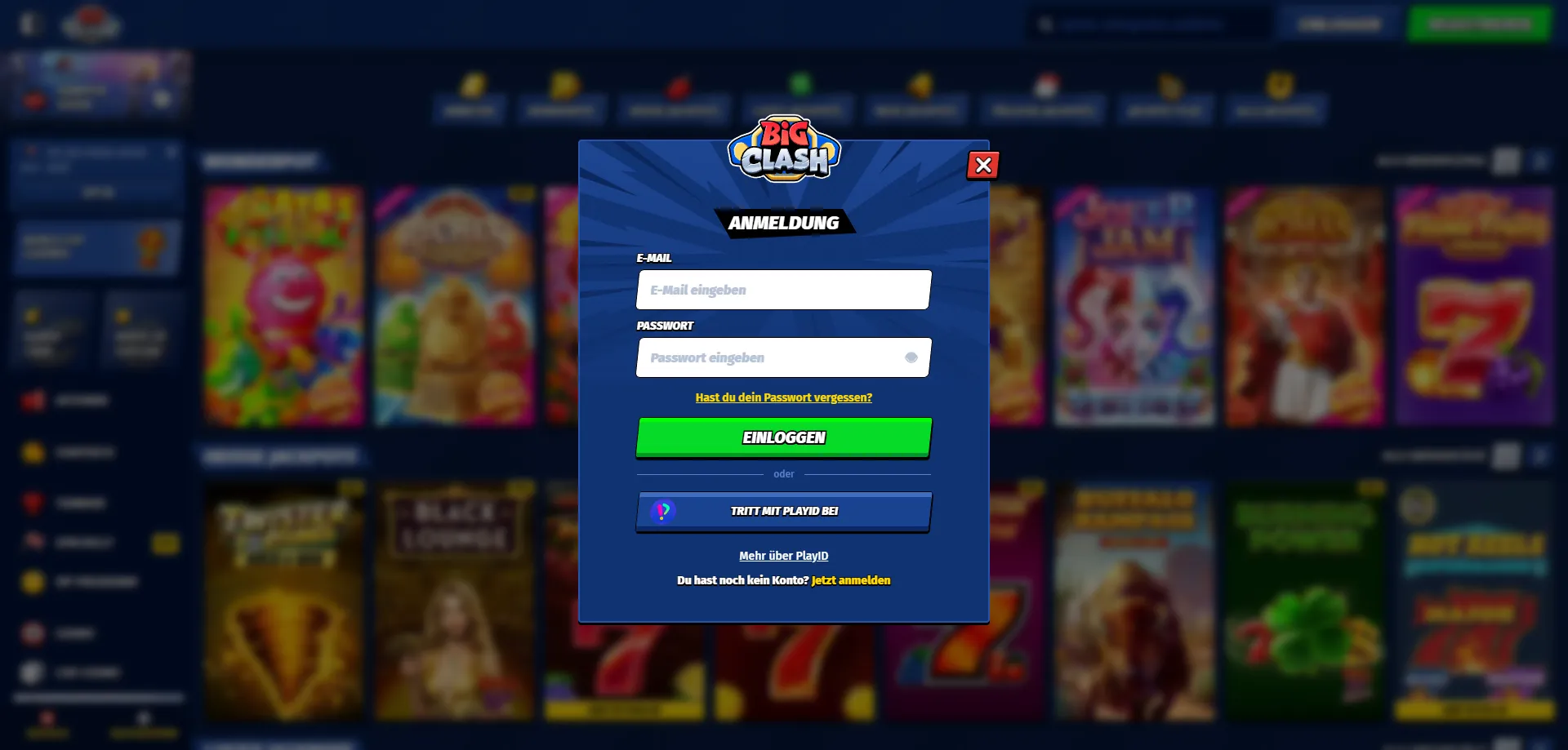 Kasínové Hry na BigClash — BigClash